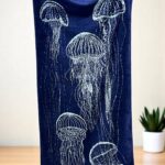 Plažni peškir "Meduza Night" 160x83 cm – 100% pamuk A4