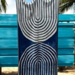 Plažni Peškir Deep Blue – 100% Pamuk, 100 x 170 cm