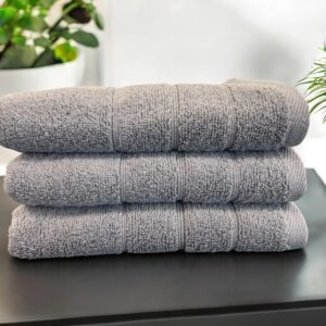 Peškir Bordura 40x80cm 550g/m2 Siva boja Indy