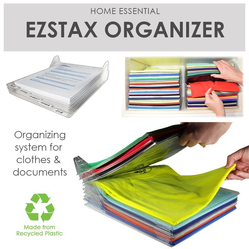 для-хранения-одежды-Ezstax-T-Shirt-Organizing-System-5