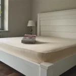 Čaršav Pamuk - Lastiš 90x200/25cm Beige color