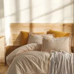 Prekrivač + Set posteljine Palma Žuta boja