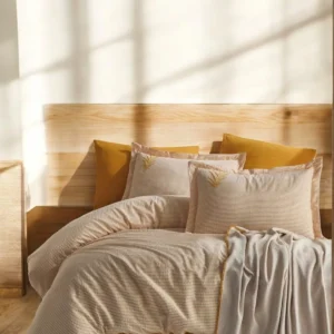 Prekrivač + Set posteljine Palma Žuta boja